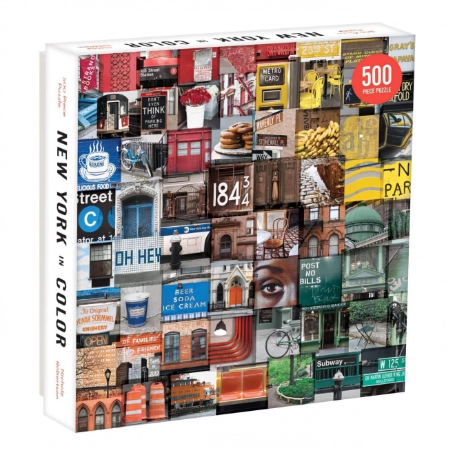 Puzzle Galison Colorato New York 500 Pezzi