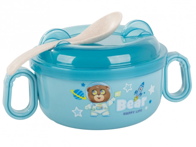 Set di stoviglie per alimenti per bambini con manico