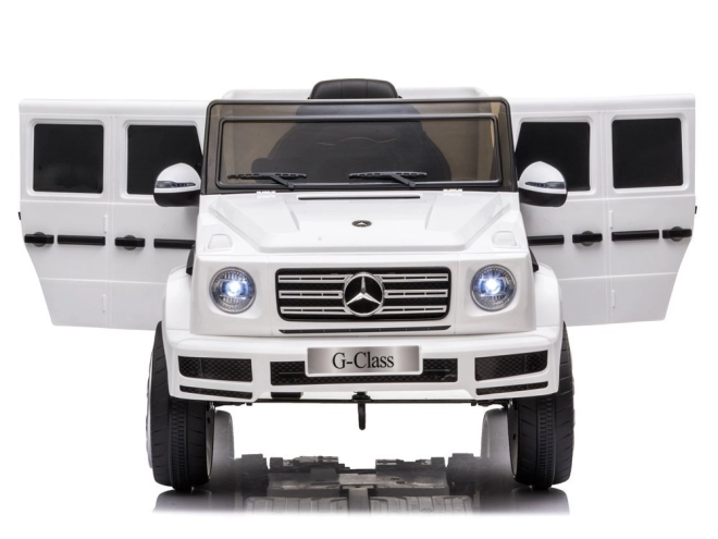 Mercedes G500 a batteria per bambini bianco