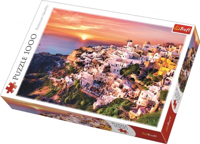 Puzzle 1000 pezzi Tramonto a Santorini