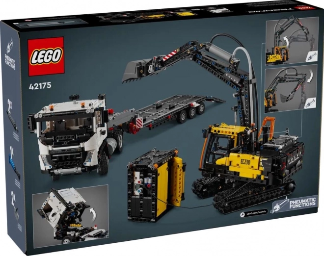 Camion Volvo FMX e Escavatore EC230 Elettrico Lego Technic