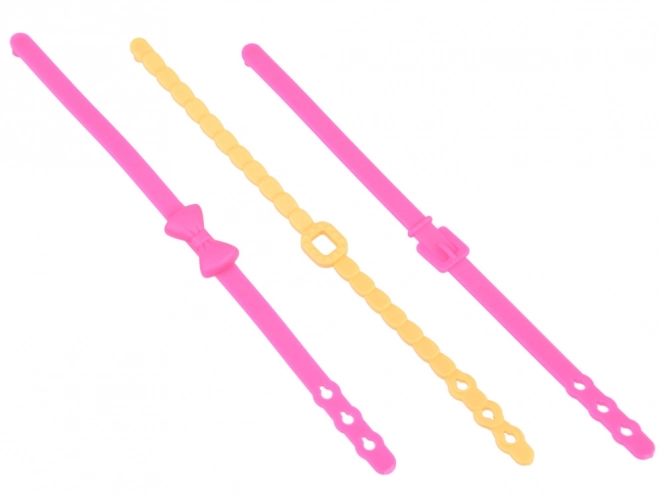 Set abiti e accessori brillanti per bambole