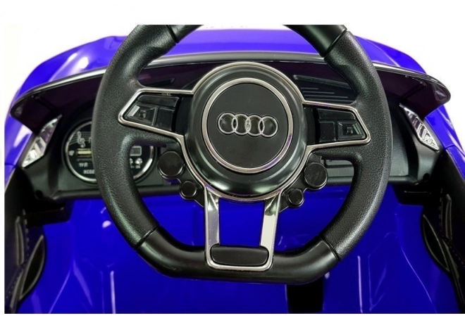 Auto a Batteria Audi R8 Spyder Blu Verniciato