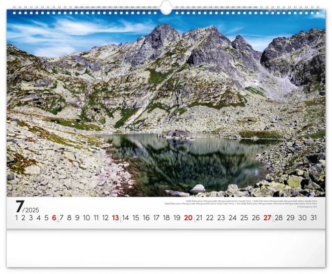 Calendario da parete Magiche Tatra 2025