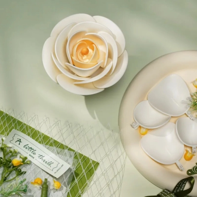 Puzzle 3D Camelia Bianca