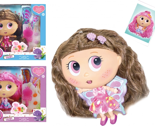 Bambola Fairy con accessori 18 cm
