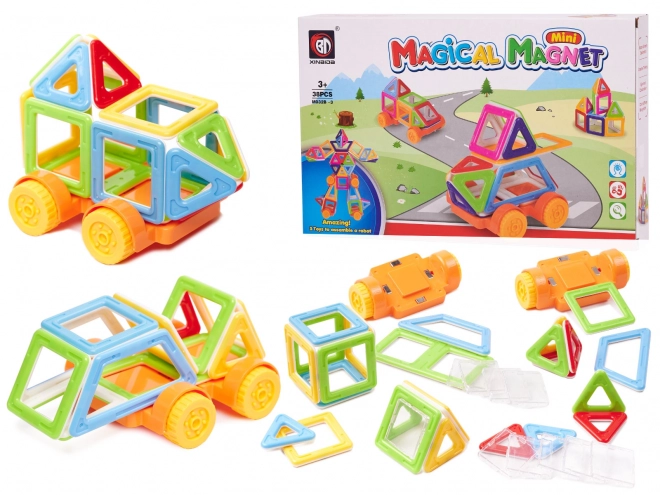 Blocchi magnetici mini Magical Magnet 38 pezzi