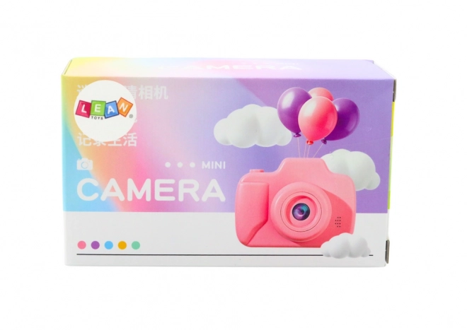 Fotocamera per bambini gialla con giochi e memoria 64GB