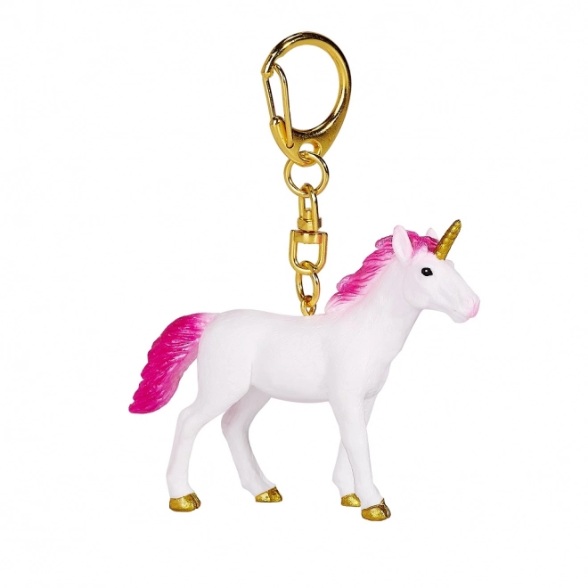 Portachiavi Unicorno Neon Rosa