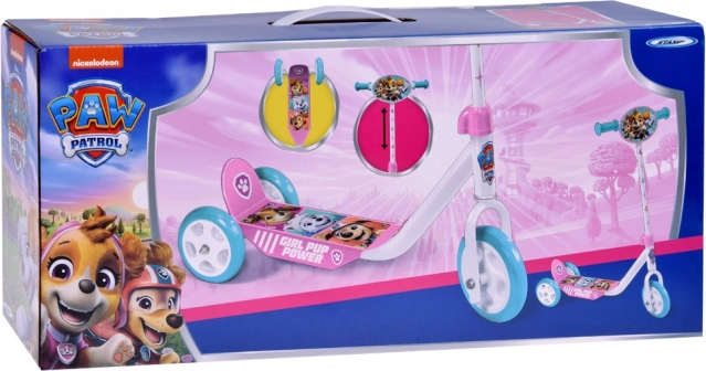 Monopattino a tre ruote Paw Patrol rosa per bambini