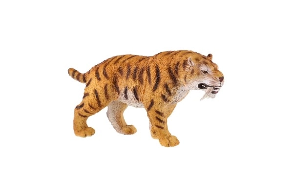 Tigre dai denti a sciabola in plastica 13 cm