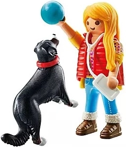 Ragazza con cane da pastore PLAYMOBIL