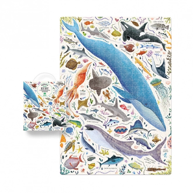 Puzzle Puzzlove Pesci e animali acquatici 500 pezzi