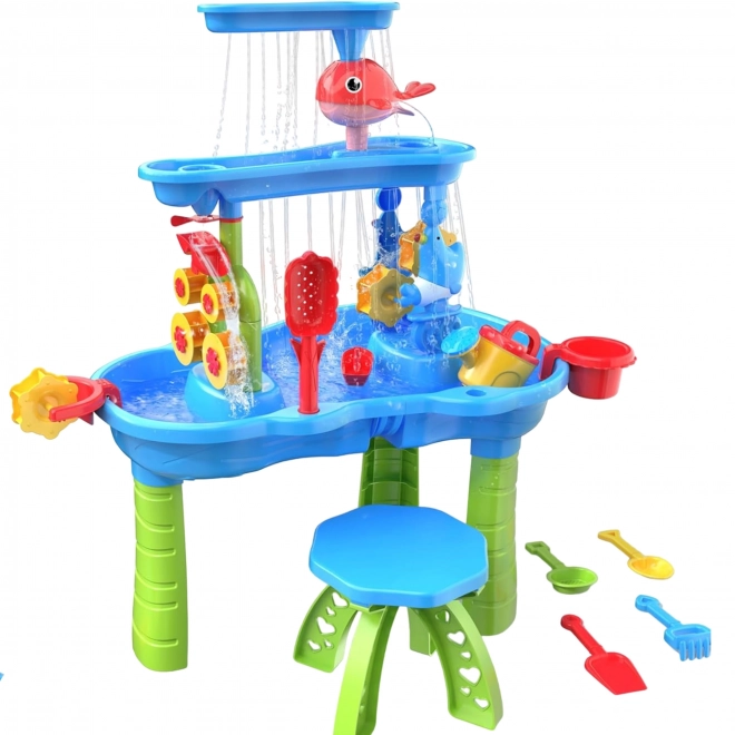 Woopie tavolo d'acqua XL divertimento con acqua e sabbia
