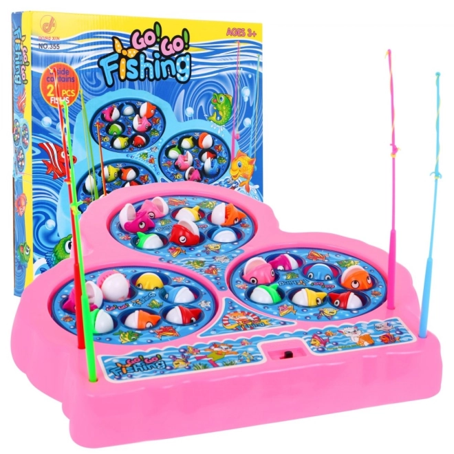 Gioco di abilità Pesca per bambini 3+ – rosa