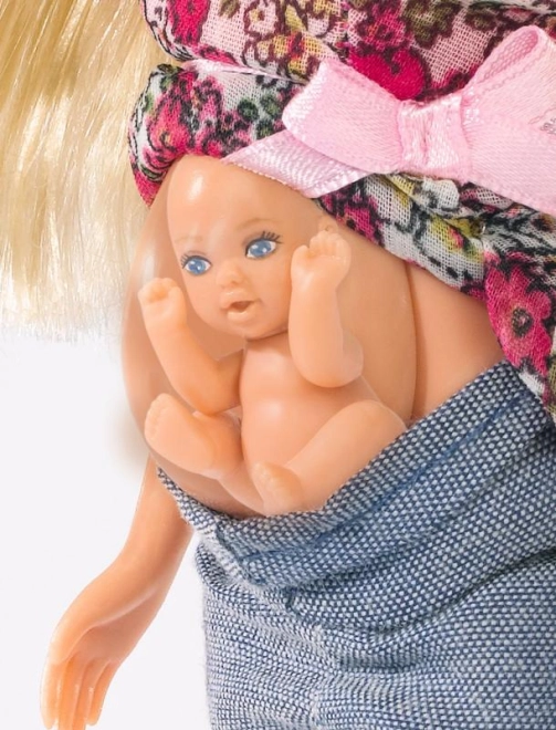 Pancia apribile e bebè all’interno