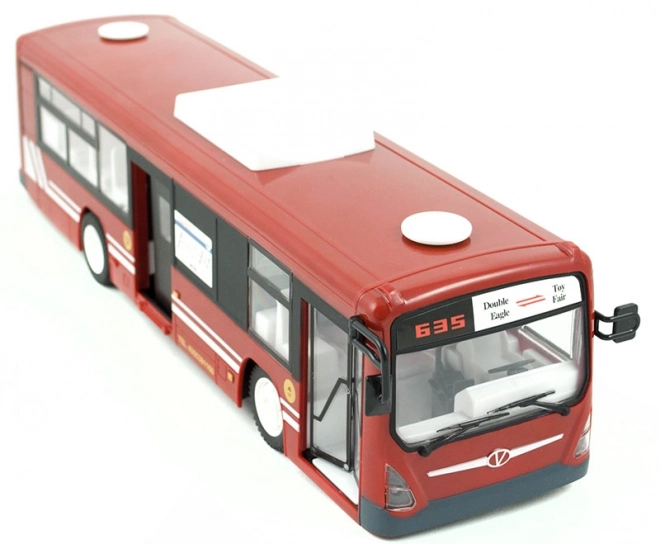 Autobus telecomandato per bambini 6+ rosso 1:20 con suoni e luci