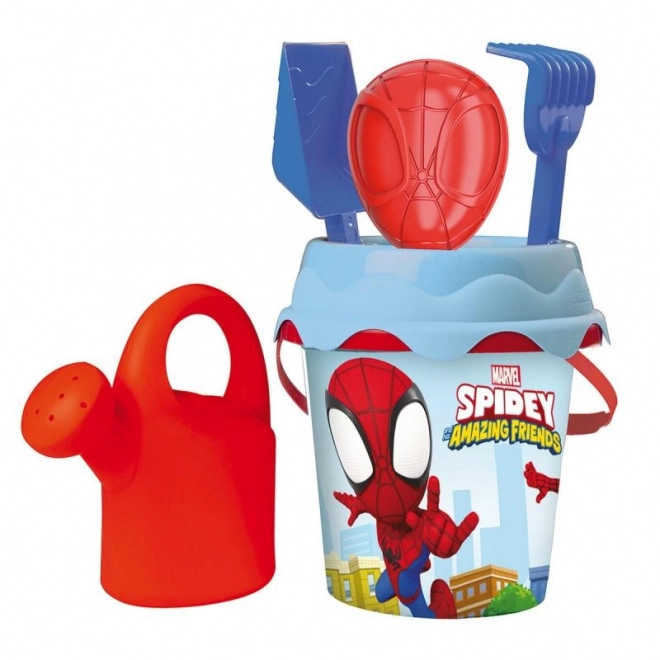 Secchiello Spiaggia Spidey con Accessori