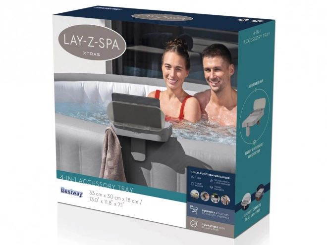 tavolino multifunzionale 4-in-1 per Lay-Z-Spa