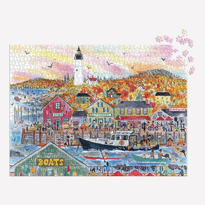 Puzzle Galison Autunno al Mare 1000 Pezzi