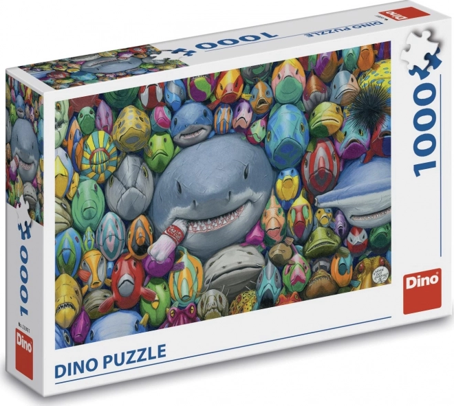 Puzzle pesci colorati 1000 pezzi