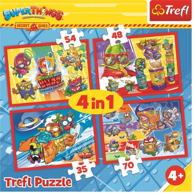 Puzzle Super Things: Agenti Segreti 4 in 1