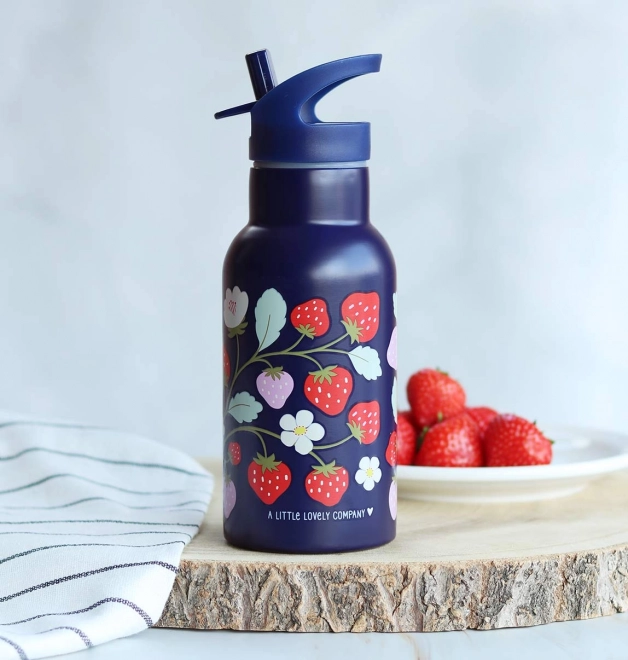 A Little Lovely Company Bottiglia in acciaio inox 500 ml – Fragole