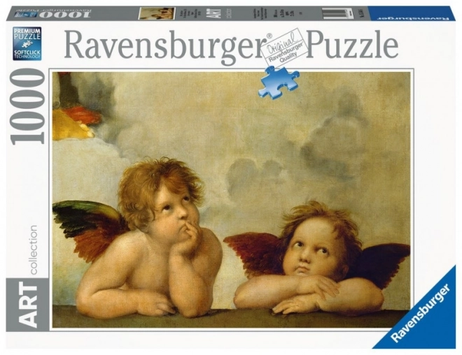 Puzzle RAVENSBURGER Art Collection: Angeli - Madonna Sistina 1000 pezzi