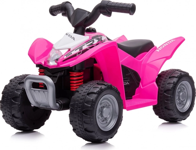 Quad elettrica per bambini Honda 6V con melodie ATV Rosa