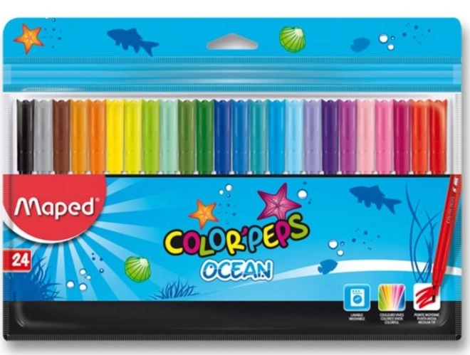 Penne Colorate Ocean Maped