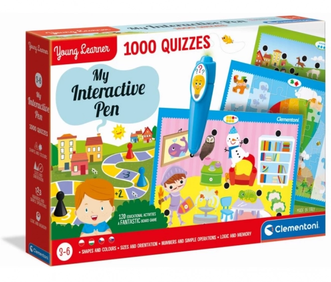 Gioco educativo Clementoni: La mia penna interattiva 1000 quiz