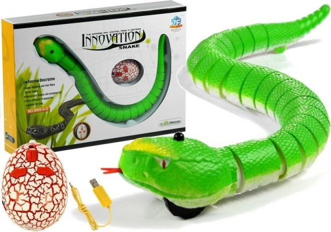 Serpente Radiocomandato a Infrarossi Verde