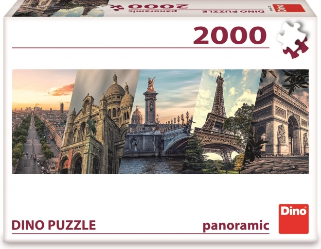 Puzzle Parigi collage 2000 pezzi panoramico