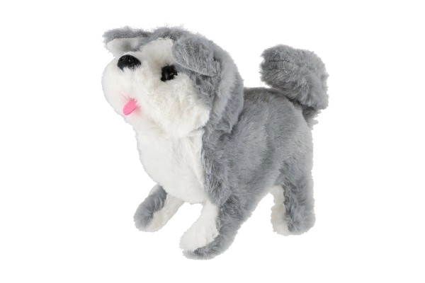 Cane interattivo peluche 18 cm a batteria