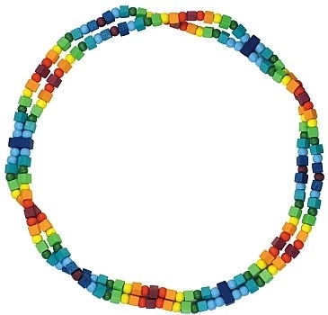 Collana arcobaleno per bambini