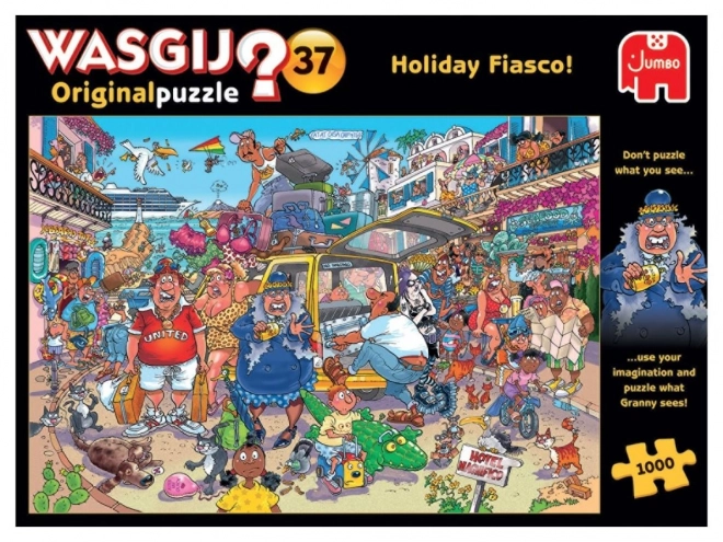 Puzzle 1000 pezzi Wasgij Original Vacanze rovinate