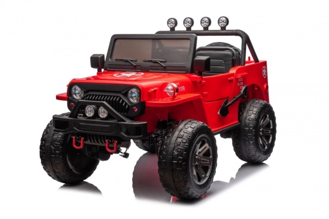 Auto Elettrico 4x4 Rosso per Bambini