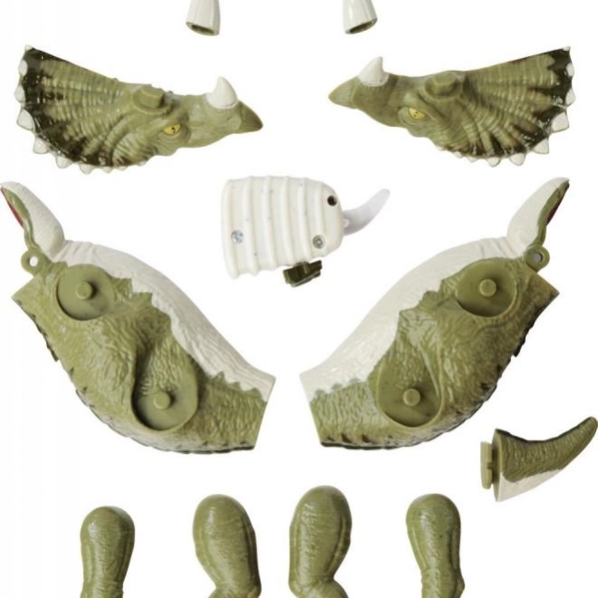 Figura di dinosauro luminoso nell'uovo