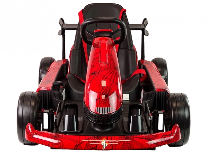 Gokart Spider rosso con vernice