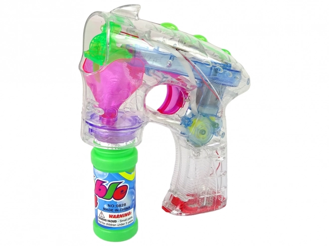 Pistola Spara Bolle di Sapone Colorata