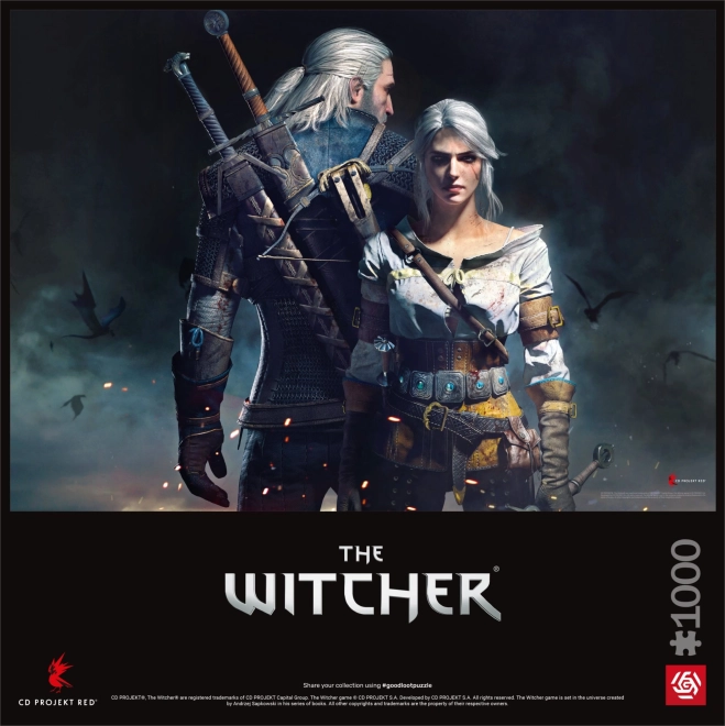 Puzzle Witcher - Geralt & Ciri 1000 Pezzi