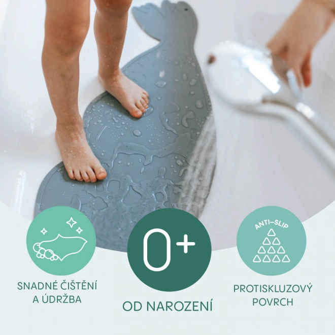 Tappetino Antiscivolo in Silicone da Bagno Menta