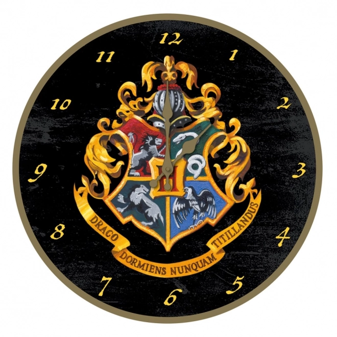 orologio da parete Harry Potter stemma colorato