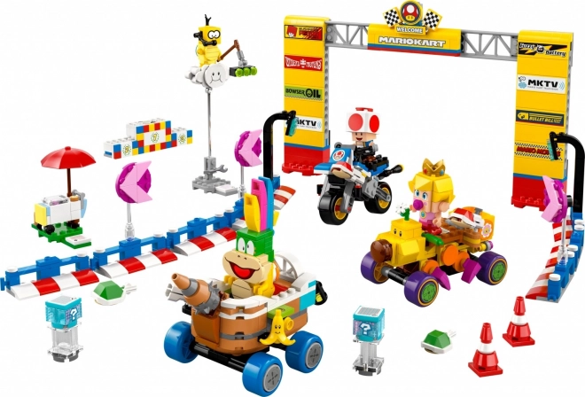 lego super mario baby peach e gran premio