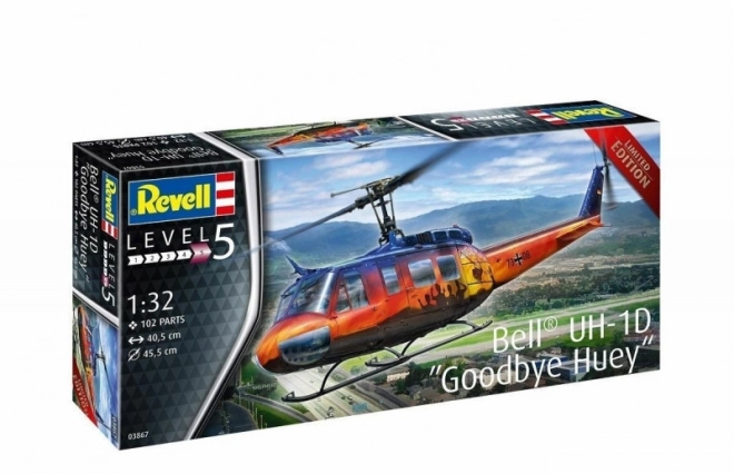 Modello in plastica Bell UH-1D Goodbye Huey