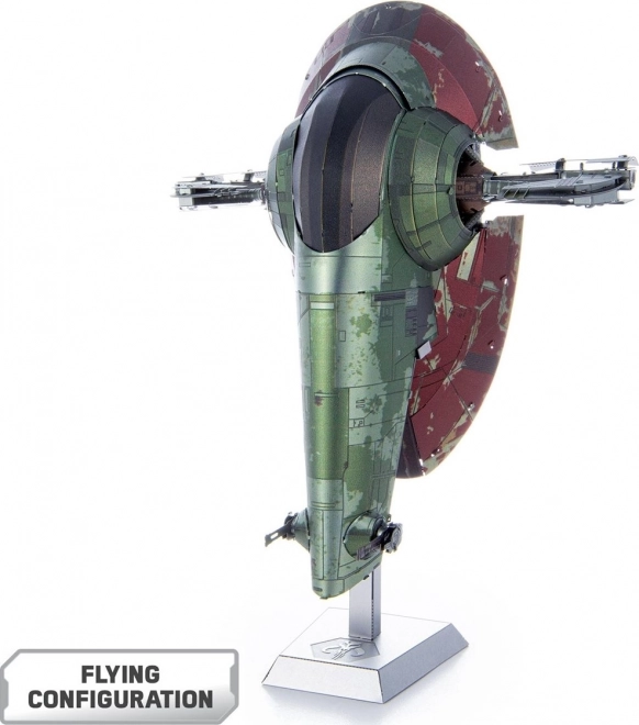 Puzzle 3D Metallico Star Wars: Nave da Caccia di Boba Fett