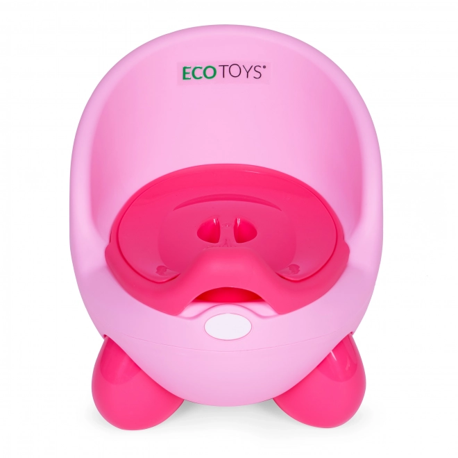 Vasino bambini rosa con gambe antiscivolo ECOTOYS