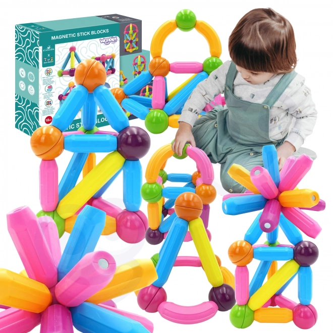 Woopie costruzioni educative magnetiche, 38 pezzi
