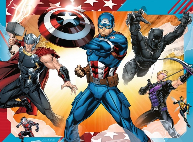 Puzzle RAVENSBURGER Avengers: I più potenti eroi della Terra 4 in 1