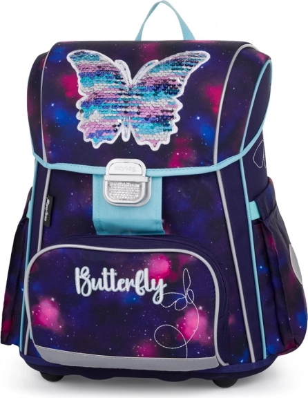 Zaino scolastico Premium Farfalla